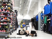 Littlesubgirl Get Busted In Sports Store Anal Squirt