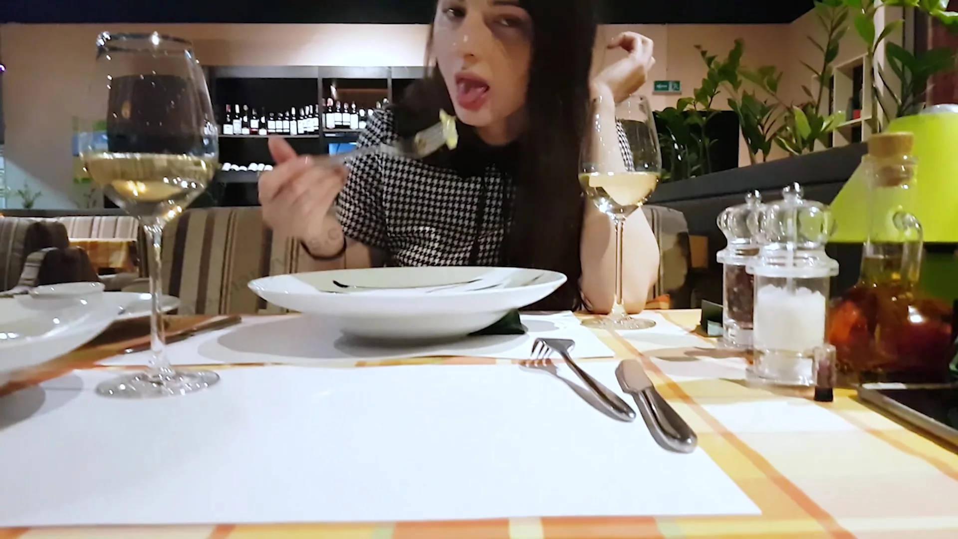 Going to a restaurant